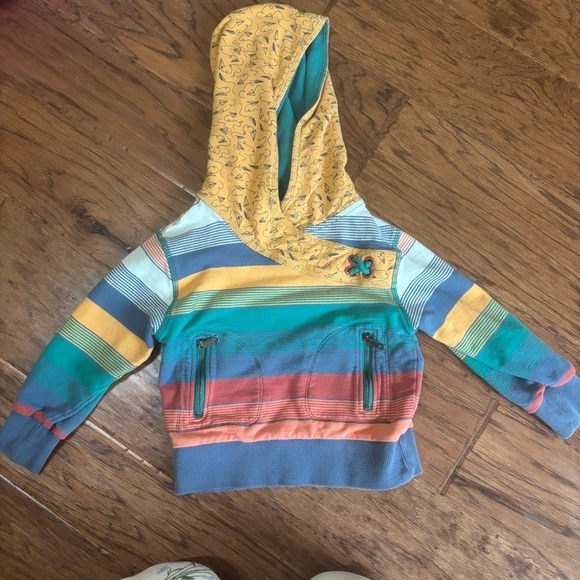 Matilda Jane Other - MATILDA JANE Boy's Secret Handshake Hoodie Moments with You Sweatshirt, Size 2